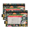 thumbnail image 5 of FORMRS 2 Pack Pencil Pouch for 3 Ring Binder with Clear Window Zipper Case, Orange Mushroom, 5 of 6