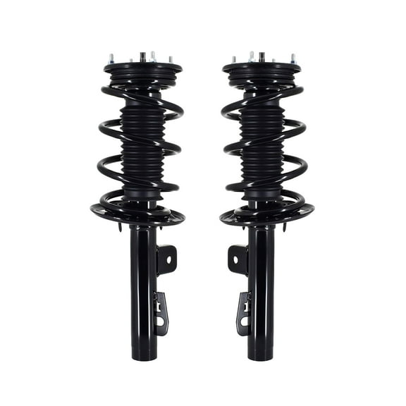 Pair 2 Front L-R Quick Complete Strut-Coil Spring For 2010 2011 Ford Taurus FWD
