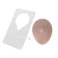thumbnail image 2 of Soft Silicone Single Nipple Model 3D Elastic Simulation Reusable Display Props Body Piercing Model with Acrylic Holder Medium Skin Tone, 2 of 5
