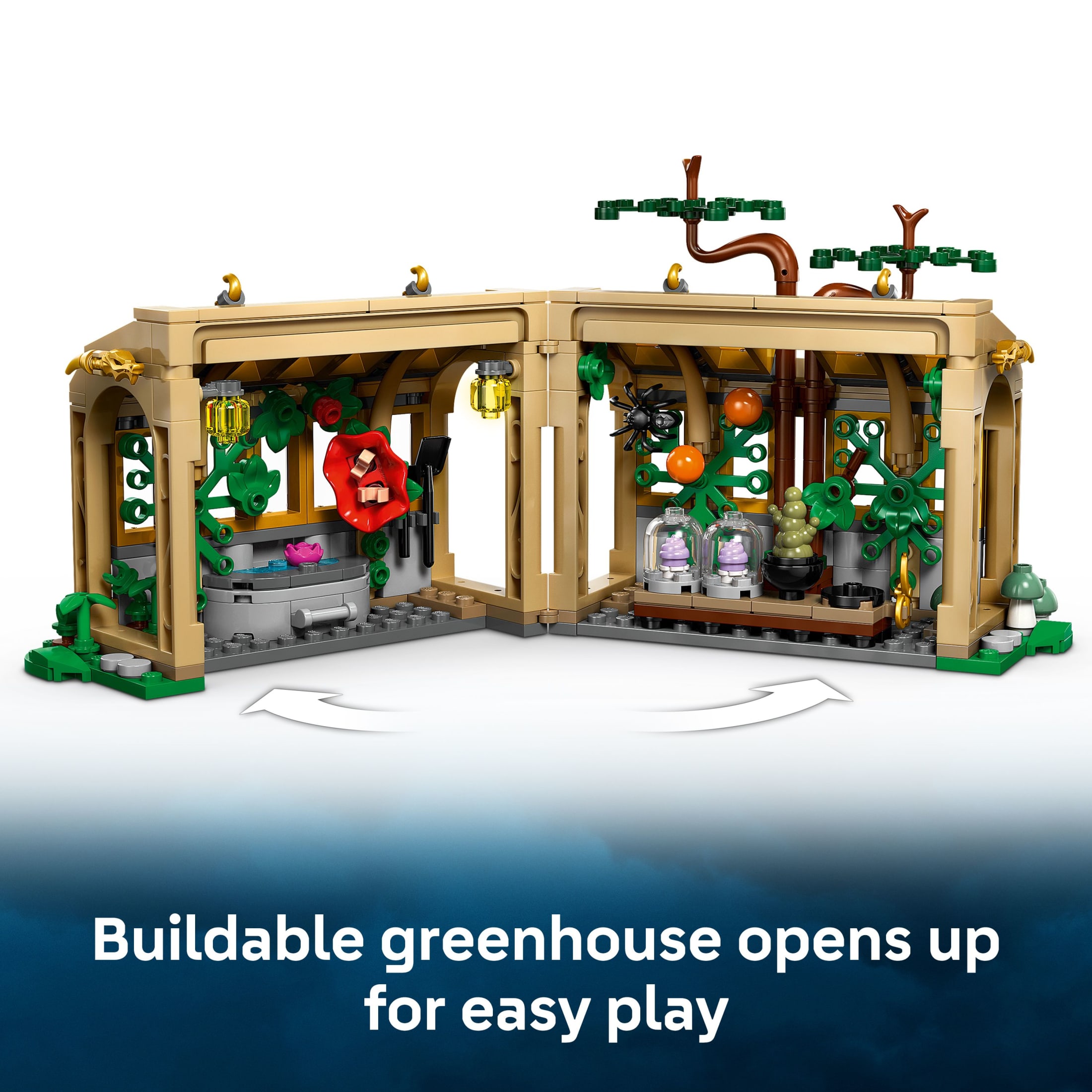 LEGO Harry Potter Castillo de Hogwarts: Clase de Herbología Juguete para Niños - Juguete de Construcción y Aprendizaje para Juego de Roles - Regalo para Cumpleaños - Coleccionable de Harry Potter para Niños y Niñas, Mayores de 8 años - 76445 4