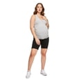 thumbnail image 2 of Paisley Sky Maternity Snap Henley Tank, 2 of 6