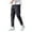 Noir, variante sur Pantalon Décontracté pour Hommes en Soie Glacée Ample, Leggings de Sport Unis pour le Confort et la Performance Quotidiens