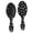 Black Halloween Cat, variant on Black Halloween Ghost Spider Pattern Hair Brush,Girls Detangling Hair Brush,Glide Through Tangles with Ease for Wet & Dry Hair,8.8"X2.8"