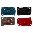 thumbnail image 1 of MasteelfCA 4 Pcs Bandeau Nœud Papillon Chic Tricoté pour Femmes, 1 of 8