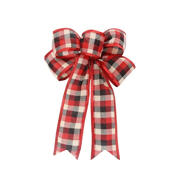 Huanglei Ornement Suspendu Élégant avec Nœud pour Décoration de Fête et Maison avec Design Classique Rouge Vert
