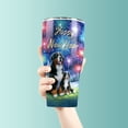thumbnail image 3 of Happy New Year Bernese Mountain Dog Family Cheer Winter Midnight Firework 30oz Stainless Steel Tumbler Insulated Cup with Lid Berner Lover Gifts - 02025, 3 of 5