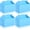 Blue, variant on 36 Pcs Party Favor Treat Boxes, Goodie Candy Gable Paper Gift Boxes with Handles for Birthday Wedding Shower Christmas Party Supplies, 6 x 3.5 x 3.5 Inches(Pink)