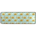 thumbnail image 5 of Dreamtimes Sunflower Bouquet Hallway Runner Rug 2'x6' Kitchen Rug with Rubber Backing Yellow Floral Butterfly Non Slip Entryway Rug Runner Washable Soft Area Rug for Hallway Bedroom Kitchen Decor, 5 of 6
