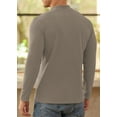 thumbnail image 3 of Iceglad Men's Long Sleeve Shirt Mock Turtleneck Cotton Basic Thermal Undershirt Lightweight Pullover, 3 of 7