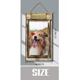 thumbnail image 4 of Wooden Hanging Sign Nice Butt Dog Vintage Poster Funny Bathroom Decor Dog Lovers Gift Animal Wall Art Rustic Wood Wall Sign for Home Office Cafes Bars 6x12 Inches, 4 of 6