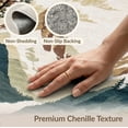 thumbnail image 6 of ODIKA 4'x6' Washable Area Rug Vintage Wildlife Antler Woodland Scenery Prints Cabin Motif Hunting for Dorm Room, Small Living Stain Resistant Low Profile, Easy Care, 6 of 7