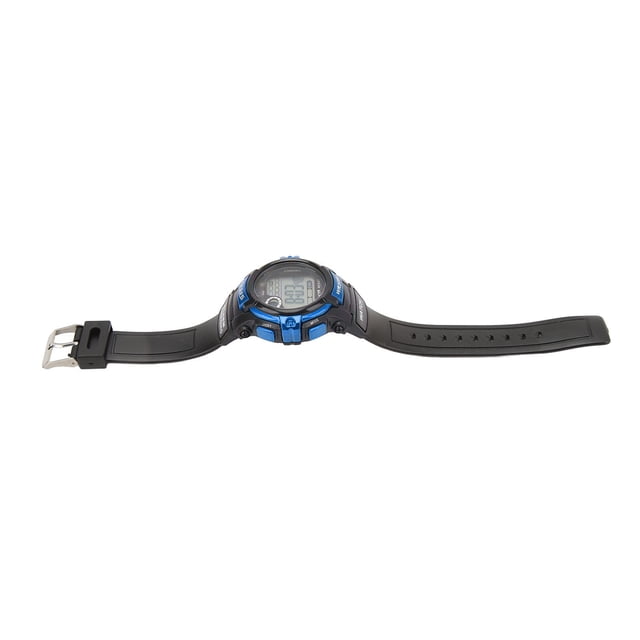 Reloj Deportivo Luminoso, Función De Alarma Diseño Cubierta De Acero Inoxidable Caja De ABS Impermeable Reloj Deportivo Digital Para La Familia