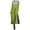 Green, variant on AOOCHASLIY Clearance Trendy Women Casual Patchword Buttons Casual Stripde A-Line Long Sleeve Long Dress