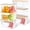 6 Pack, variant on 6 Pack Stackable Storage Bins with Lids for Pantry, Kitchen, Bathroom & Fridge Organization