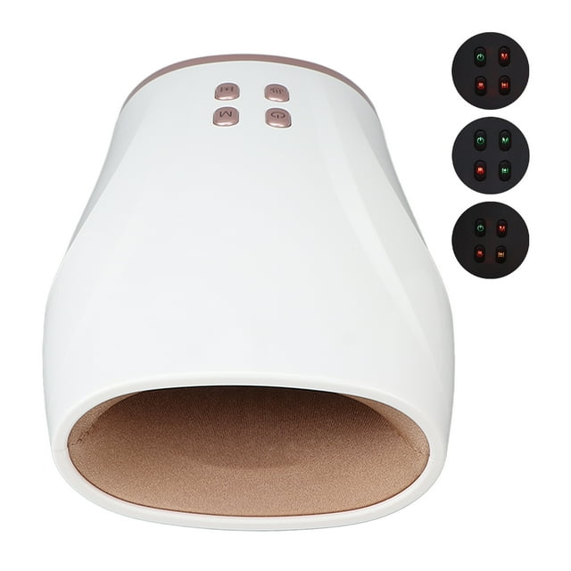 Electric Palm Massager, Portable Simple Operation Hand Massager With Heat Hot Compress With USB Cable For Game Player For Office For Home For Chef