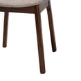 thumbnail image 6 of Baxton Studio Darrion Mid-Century Modern Grey Fabric and Walnut Brown Finished Wood 2-Piece Dining Chair Set, 6 of 9