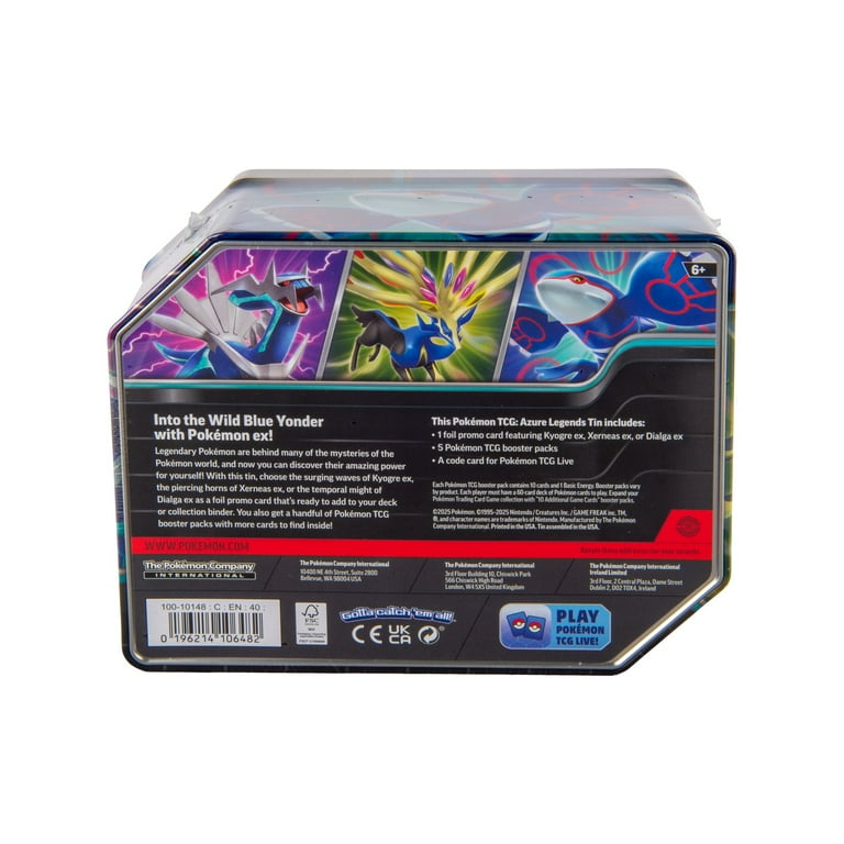 POKEMON AZURE LEGENDS TIN - Walmart.com