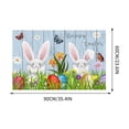 thumbnail image 2 of Easter Bunny Decor Carpet with Eggs Pattern, Colorful Soft Rug for Living Room, Playroom, and Easter Home Decor, Easy to Clean and Festive Seasonal Accent, 2 of 6