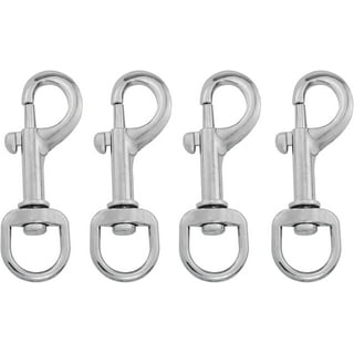 4pcs Stainless Steel Swivel Hook, Swivel Spring Hardware Snap Clasp for  Bronze 