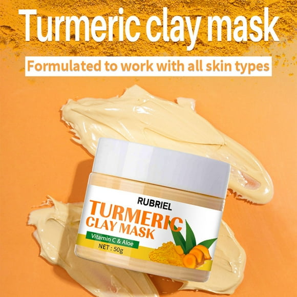 ABPWLY Nourishing Turmeric Mask Oil Control TurmericClay Mud Facial Mask 50g Clearance Face Mask Canada Days Face Masks Skincare Facial Mask