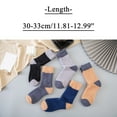 thumbnail image 3 of MSJUHEG Fuzzy Socks,Warm Socks,Slipper Socks for Men,Fluffy Socks,Wool Socks,Mens Socks Coral Socks Stripe Socks Colorful Athletic Socks Socks Thermal Socks C One Size, 3 of 9