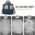 thumbnail image 2 of Bolsa Térmica TOURIT Aislante Suave 14.6L para 24 Latitas para Exteriores Gris Azul, 2 of 8