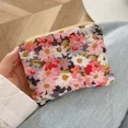 thumbnail image 4 of Women Mini Small Cosmetic Bag Cute Girls Flower Print Lipstick Makeup Bag Travel Organizer Sanitary Napkin Pad Storage Bag Pouch (3), 4 of 7