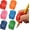 Classic Colors, variant on The Pencil Grip Crossover Ergonomic Grippers, 6 Count, Assorted Classic Colors, for Right- or Left-Handed Users, Improves Handwriting