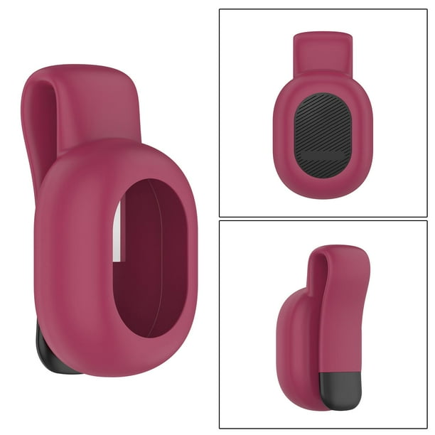 Soporte de Clip de acero, abrazaderas de hebilla, funda de silicona de montaje, cubierta protectora, antiarañazos, a prueba de golpes para Vino rojo Soledad Soporte de clip