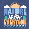 thumbnail image 3 of Instant Message - Earth Day - Nature Is For Everyone - Toddler & Youth Girls Short Sleeve Graphic T-Shirt, 3 of 6