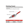 thumbnail image 6 of Pointing Trowel, Carbon-Steel Blade, Ergonomic Handle. USA STOCK (Choose Size), 6 of 6