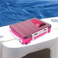 thumbnail image 1 of Caja de anzuelos de plantilla de pesca de doble cara de mano con orificio de drenaje para suministros de pescador FLhrweasw Nuevo, 1 of 9