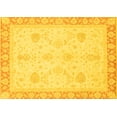 thumbnail image 1 of Ahgly Company Indoor Rectangle Abstract Yellow Modern Area Rugs, 6' x 9', 1 of 4