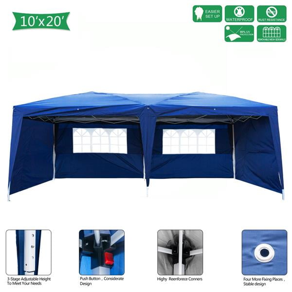 10'x20' Ez Pop Up Canopy Tent Commercial Instant Portable Folding