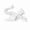 Moonlight white Crystal Flying Dragon, variant on 1pc 14CM 3D-printed Dragon Crystal Pterosaur Joint Movable Winged Dragon Figure-piece