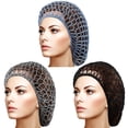 thumbnail image 1 of Mesh hair net for women for sleeping 3 pieces, 1 of 4