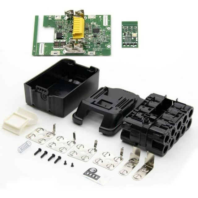 Plastic Case Nesting Cell Protection Detection Protection Board PCB for 18V BL1840 BL1850 BL1830 Battery, 2Set,2 set * BL1830 battery case,black
