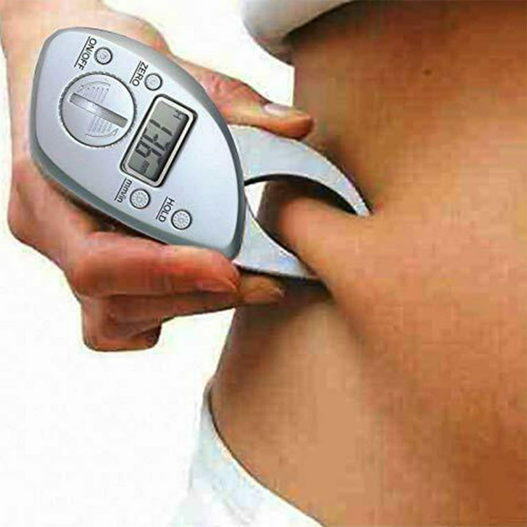 Digital Body Fat Caliper For Accurate Skin Fold Measurement And