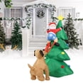thumbnail image 3 of Árbol De Navidad Inflable, LED Que Crece, Aspecto Hermoso, Efecto Decorativo De árbol Trepador Para Jardín, 3 of 7