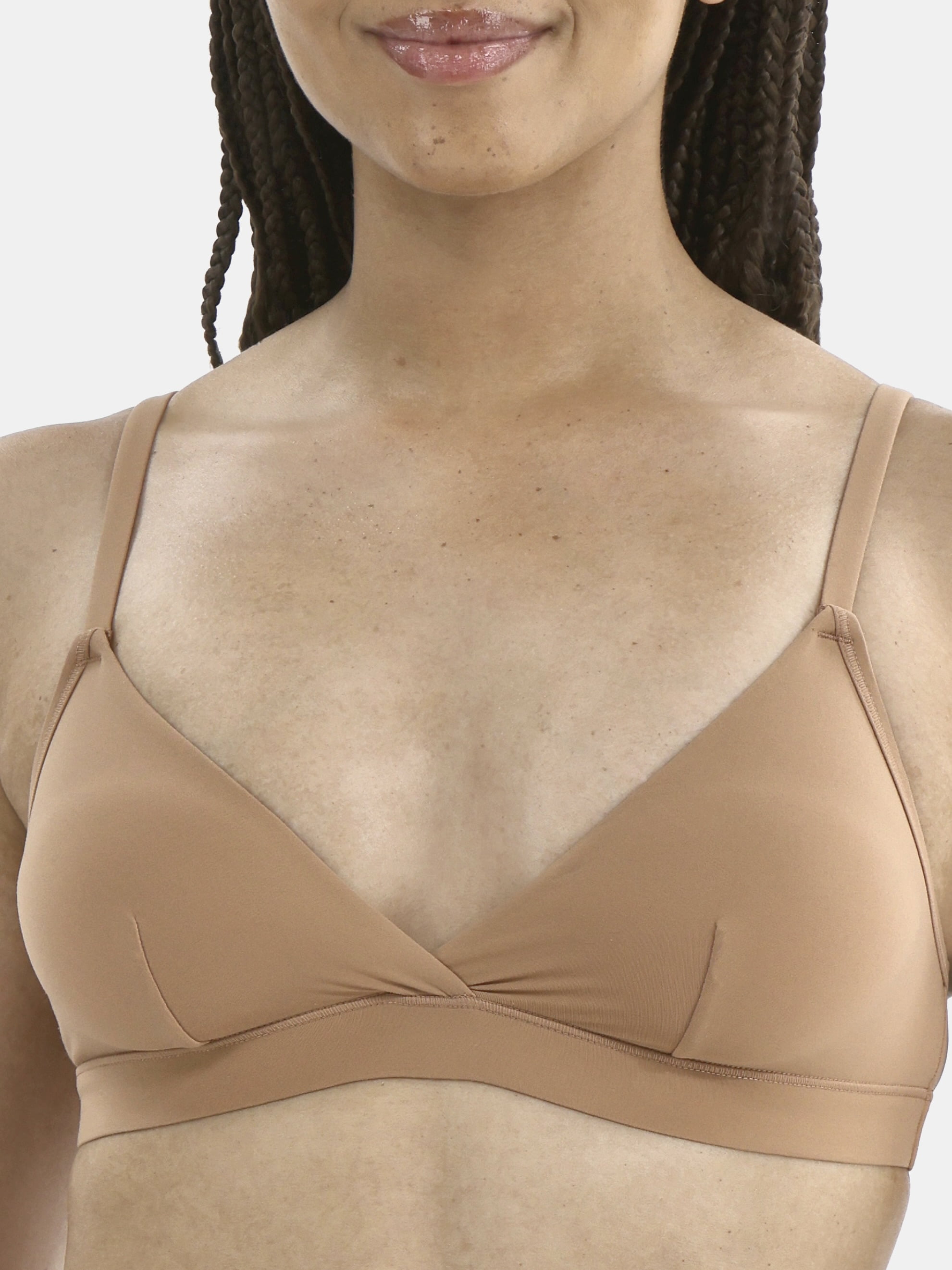 No Boundaries Women's Fit Stretch Triangle Bralette, Sizes XS-3XL