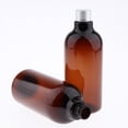 thumbnail image 3 of 2 uds botellas de almacenamiento de champú de loción de viaje de plástico PET vacías sin BPA recargables marrón Zulema botellas de loción vacías, 3 of 7