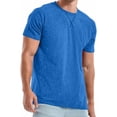 thumbnail image 4 of Kalauyu Mens Tee Cotton Shirts Vintage Hipster Hip Hop Basic Longline Crew Neck T-Shirt, 4 of 9