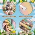 thumbnail image 4 of Bunny Design Easter Welcome Banner Colorful Eggs Bunny Backdrop Cute Chick Spring Flowers Easter Display for Easter Party Spring Gathering Photo Booth, 4 of 9