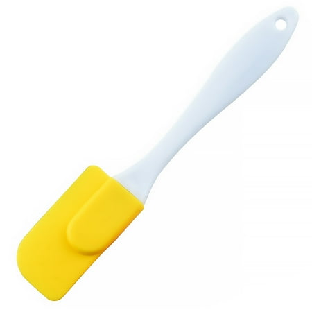 

Booyoo Silicone Spatula Non-stick Cake Cream Baking Scraper Heat-Resistant Cooking Kitchen Utensil Yellow