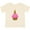 Natural, variant on Pink 1st Birthday Cupcake Girls Baby T-Shirt
