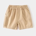 thumbnail image 4 of Baby Boy Summer Clothes Short Sleeve Polo Shirts Shorts Set Pique Beach Outfits,Navy, 4 of 5