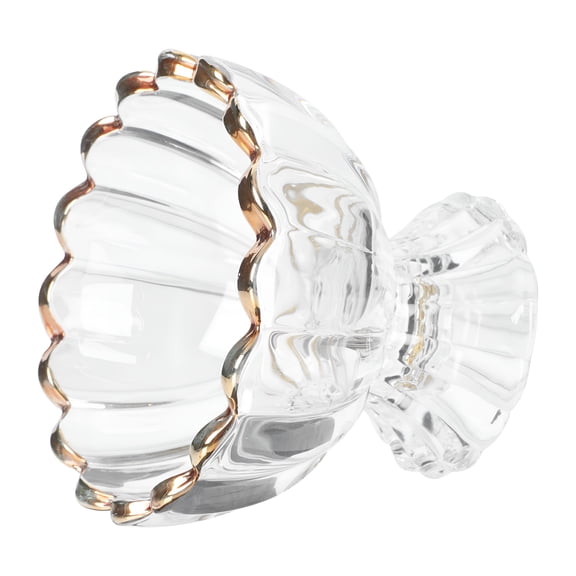 ACDANC Gold Rim Glass Pudding Sundae Cup Ice-Cream Drink Dessert Cups Salad Bowl