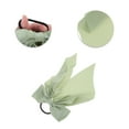 thumbnail image 3 of Unique Bargains 1 Pc Fashionable Solid Bow Ribbon Hair Elastic Band for Home Green, 3 of 5