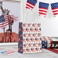 thumbnail image 1 of Wdhugt Sacs Cadeaux Rouges, Bleus, Blancs Motif Drapeau Américain Décoration Fête de la Fête de l'Indépendance Lot de 12 Sacs Cadeaux Patriotiques pour Célébrations Style D Matériel en Papier, 1 of 6