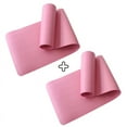 thumbnail image 2 of Thick And Durable Yoga Mat Two Pack Anti-Skid Sports Fitness Mat Anti-Skid Mat to Lose Weight,Pink＋Pink, 2 of 5